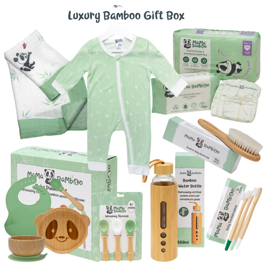 Luxury Bamboo Baby Shower Gift Box