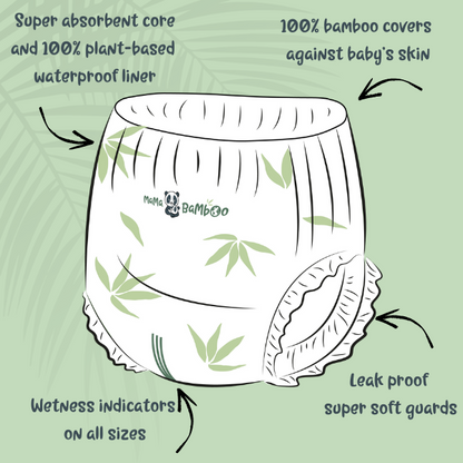 Bamboo Eco Pull-Up Nappy Pants