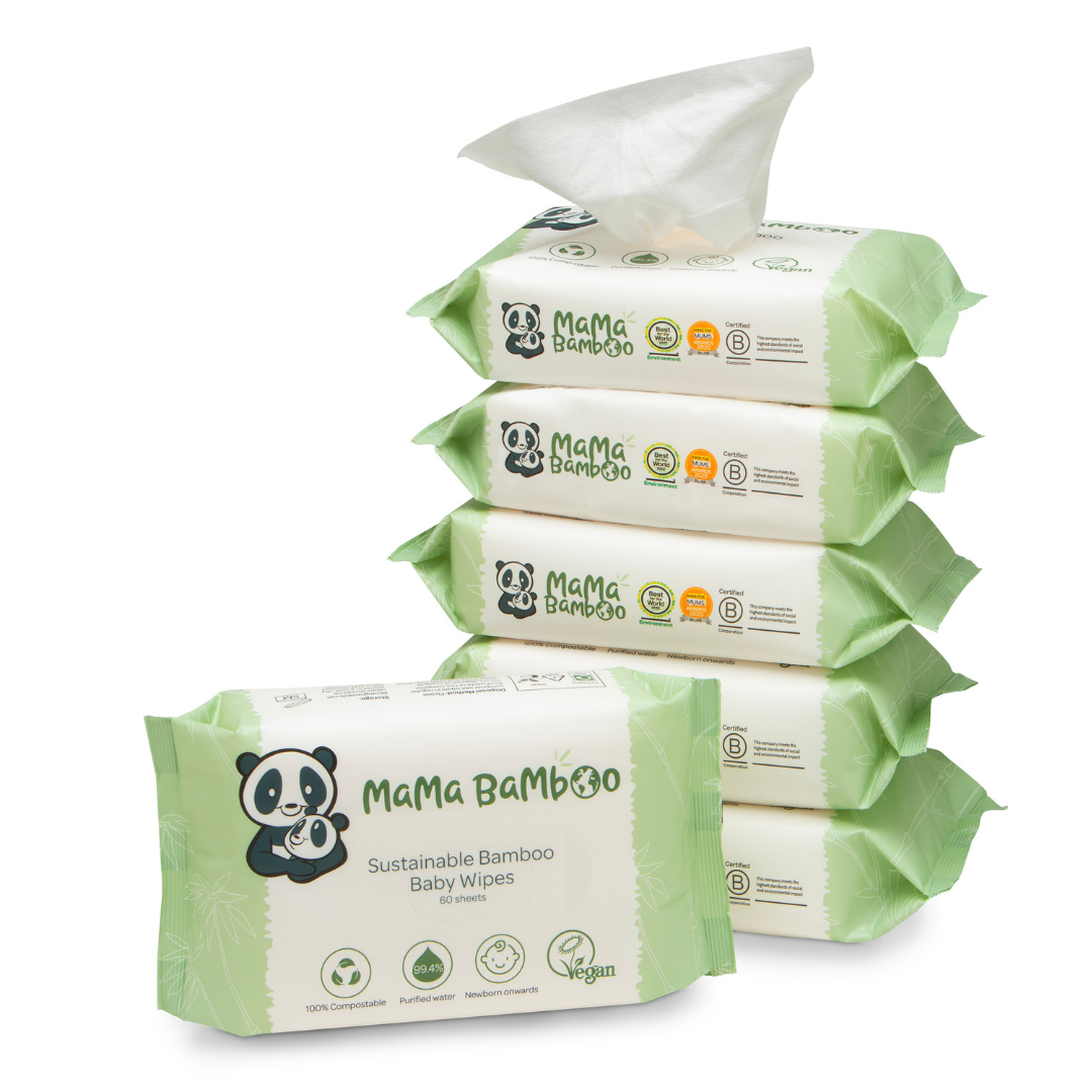 Mama Bamboo Sustainable Baby Wipes DS